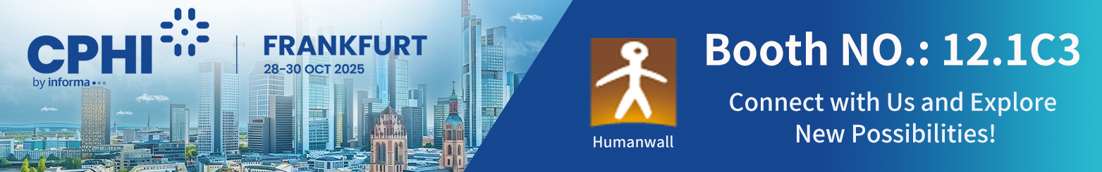 Bezoek ons ​​op CPHI Frankfurt - Stand 12.1C3!